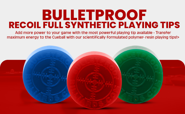 Bulletproof Recoil Synthetic Playing Cue Tips