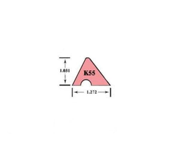 Rebound Pro Rail Rubber K-55 118"