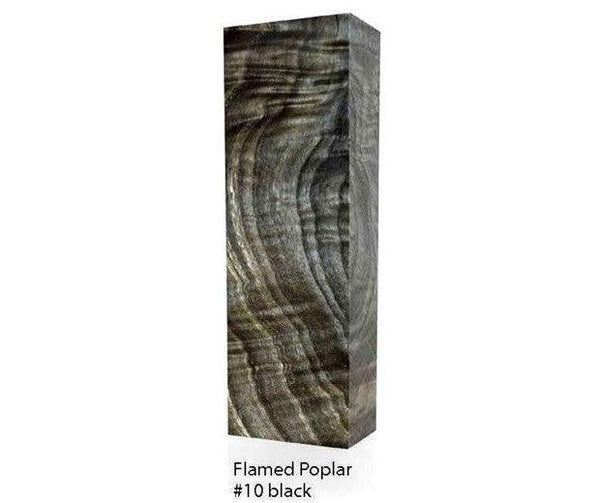 Raffir Wood Poplar Burl Y Cut (Flame) - Stabilized