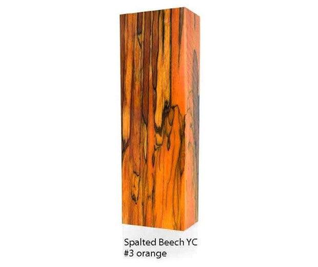 Raffir Wood Spalted Beech Y Cut - Stabilized