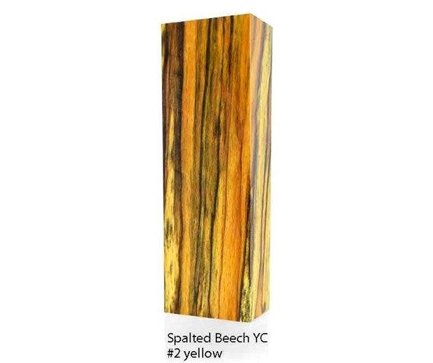 Raffir Wood Spalted Beech Y Cut - Stabilized