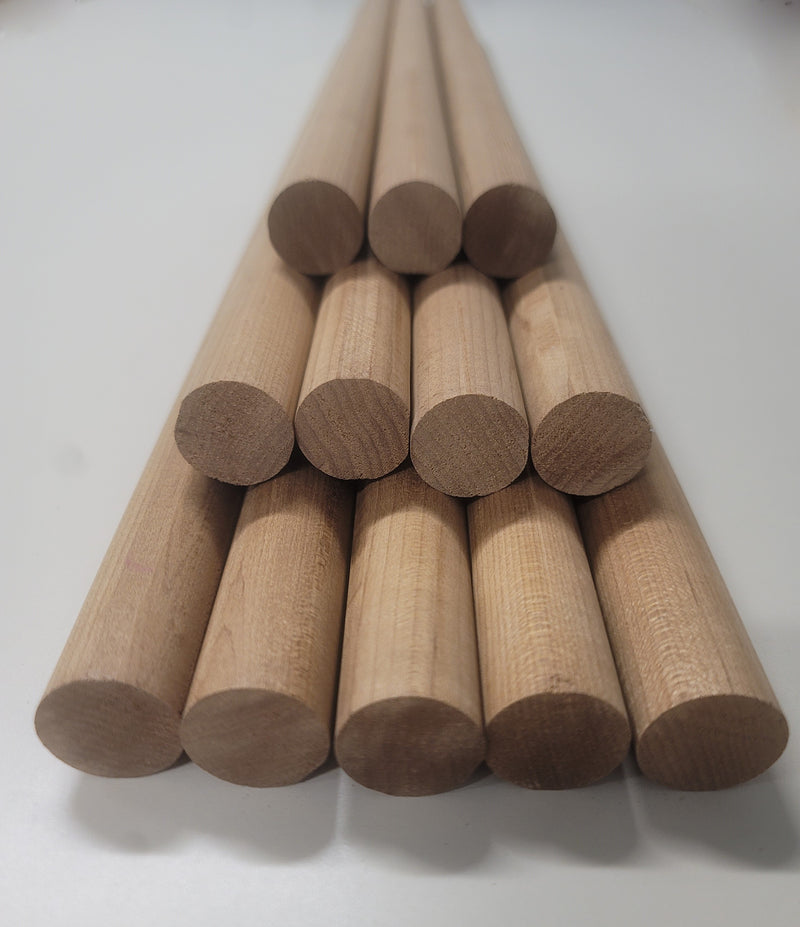 Champeau VacuBright™ Shaft Dowels - Maple & Roasted Maple