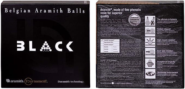 Aramith Tournament Black 16 Ball Set: High-Quality Billiard