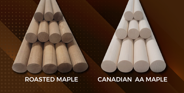 Champeau VacuBright™ Shaft Dowels - Maple & Roasted Maple