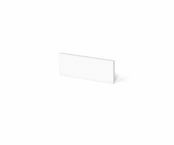 Single Elforyn White ivory-alternative sheet on a white background