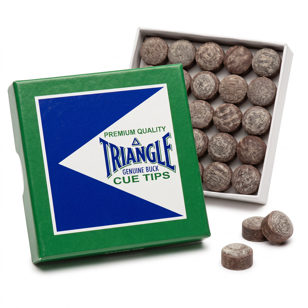 Triangle Tips - Bag of 50 — pool cue tip | Atlas Supplies