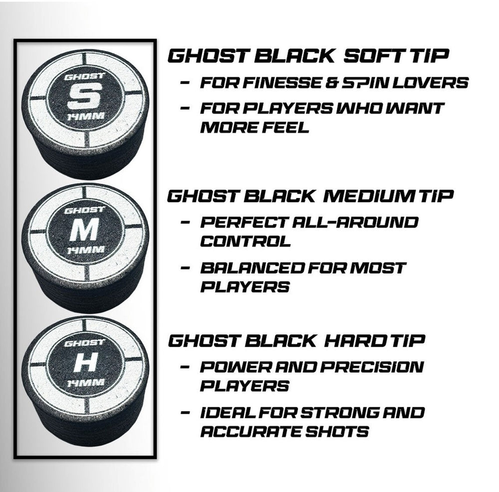 Ghost Black Tip description chart