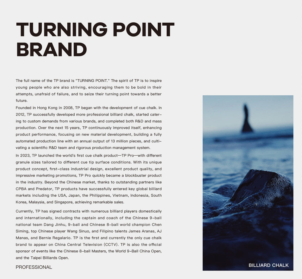 TP 7500 Chalk - Turning Point Professional Billiard Chalk