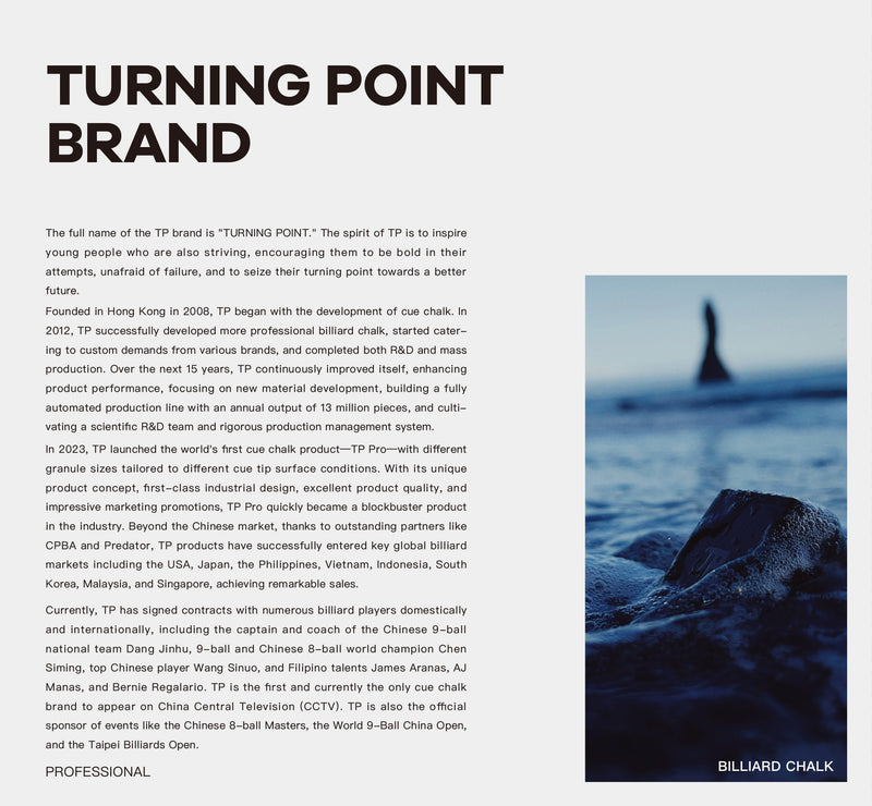 TP 7500 Chalk - Turning Point Professional Billiard Chalk