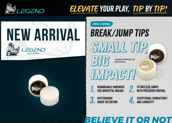 Legend Break/Jump Cue Tip
