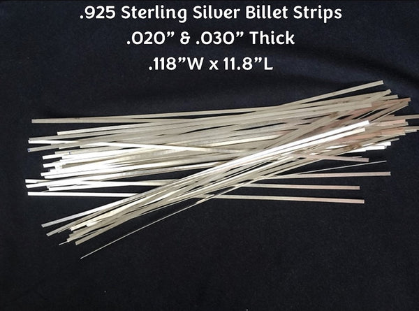 Sterling Silver Billet Strips