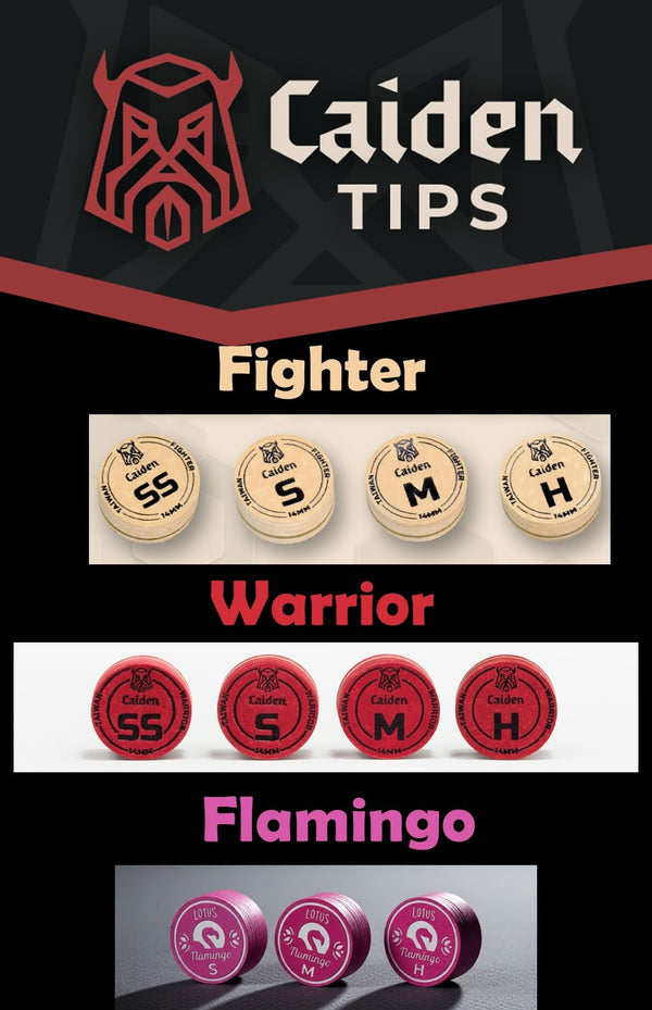 Caiden Fighter, Warrior & Flamingo - Layered Cue Tips