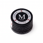 Kamui Clear Black Medium (M) — 14mm layered pigskin cue tip | Atlas Supplies