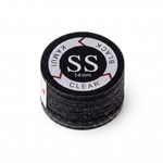 Kamui Clear Black Super Soft (SS) — 14mm layered pigskin cue tip | Atlas Supplies