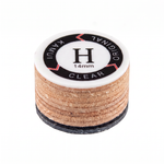 Kamui Clear Brown Hard (H) — 14mm layered pigskin cue tip | Atlas Supplies