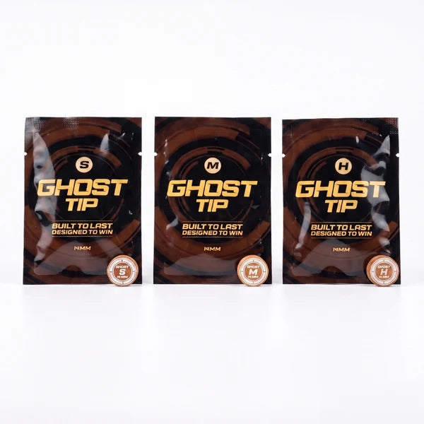 Ghost Brown cue tip packs in Soft, Medium and Hard by Fedor Gorst | Atlas Supplies