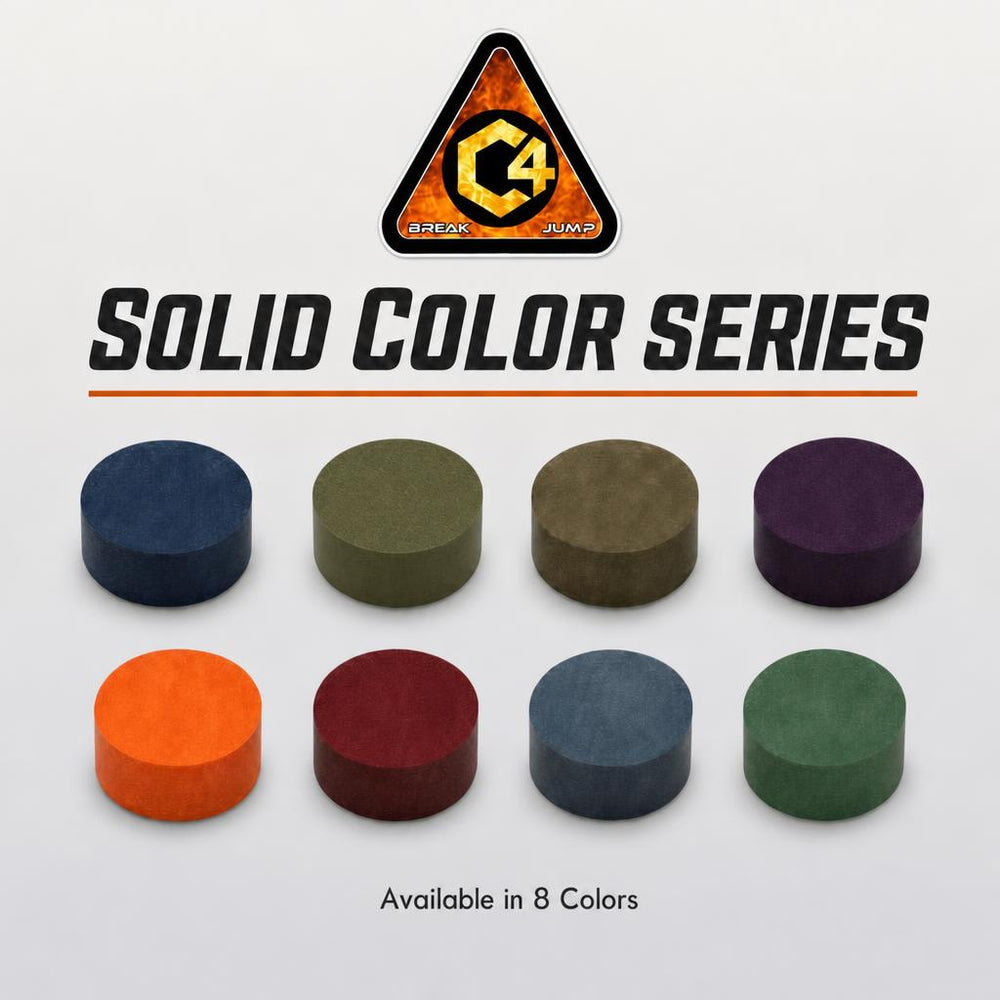 C4 Break/Jump Cue Tips  - Solid Color Series