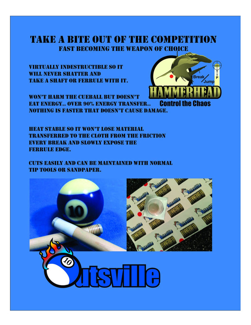 Outsville Break/Jump Cue Tips