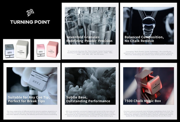 TP 7500 Chalk - Turning Point Professional Billiard Chalk