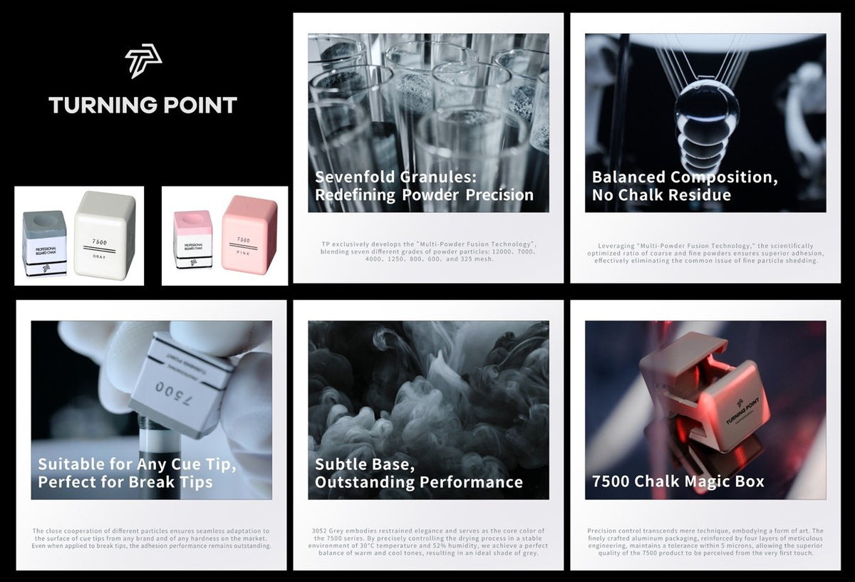 TP 7500 Professional Billiard Chalk – Precision-Engineered for