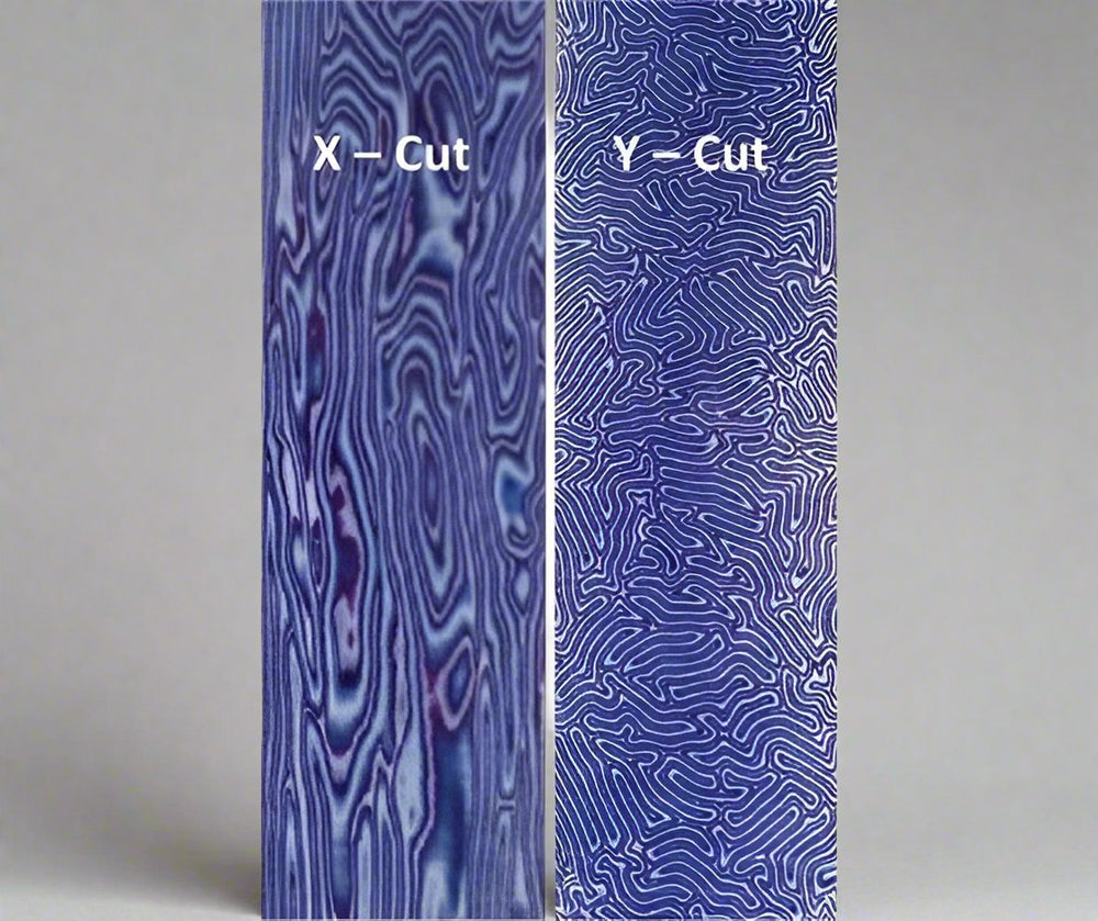 CrazyFiber Arctic Blast Knife Handle Scales | (SKU#) CRZYF ARTICBKHX.12