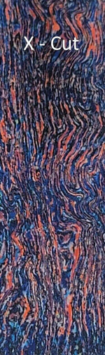 CrazyFiber - Atlantis knife handle scales (SKU#) CRZYF ATLNTSKHX.12