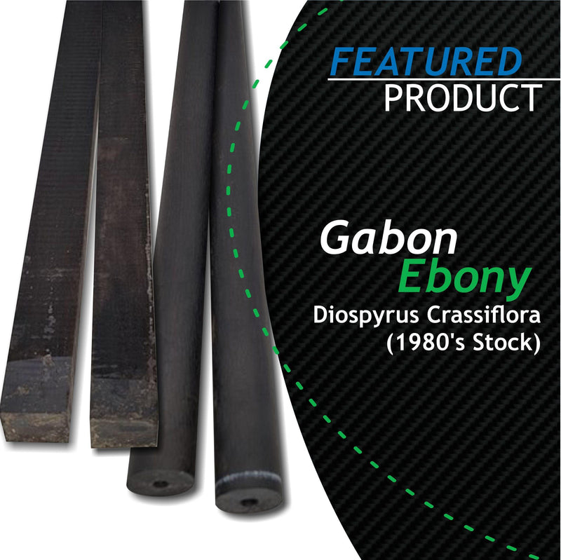 Gabon Ebony - Diospyrus Crassiflora (1980's Stock)