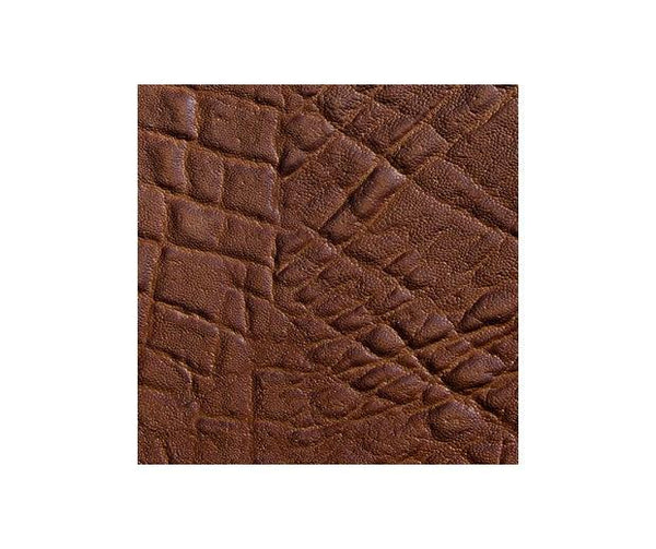 Elephant Embossed Brown Leather - Tiger