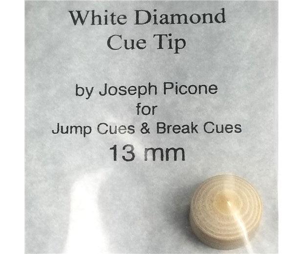 White Diamond Jump/Break Cue Tips