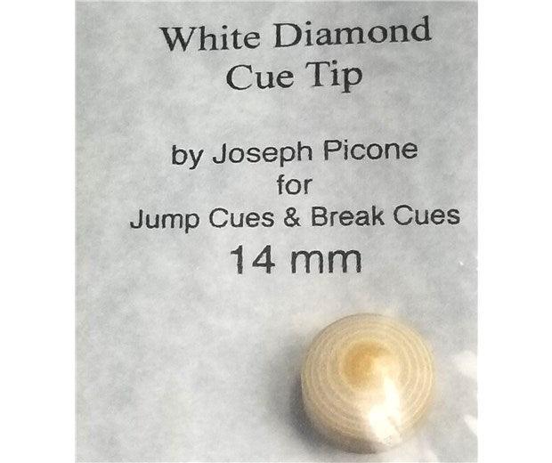White Diamond Jump/Break Cue Tips