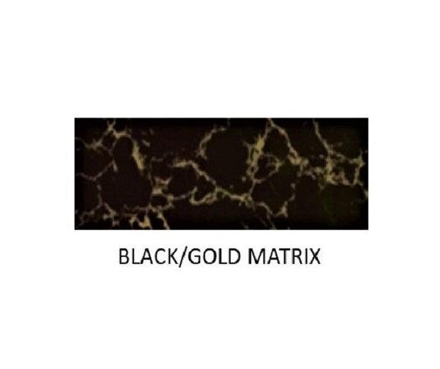 Black with Gold Matrix Slabs (SKU#) SYN BLKGMSLAB | Atlas Supplies