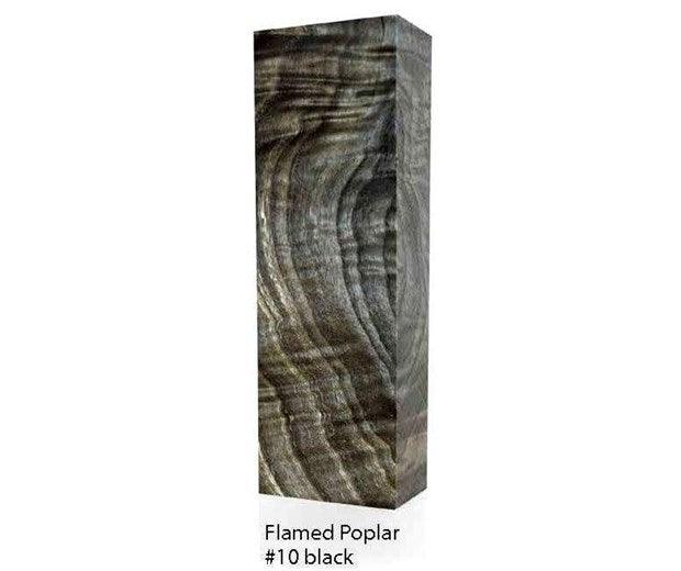 Raffir Wood Poplar Burl Y Cut (Flame) - Stabilized