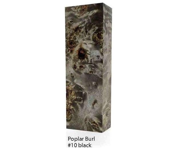 Raffir Wood Poplar Burl X Cut - Stabilized