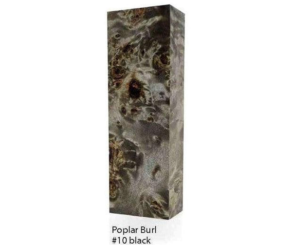 Raffir Wood Poplar Burl X Cut - Stabilized