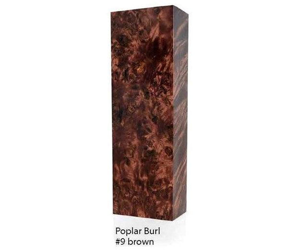 brunt realist type-3 リアリスト bushdebrunt Raffir Wood Poplar Burl X Cut - Stabilized | Intricate Grain Patterns