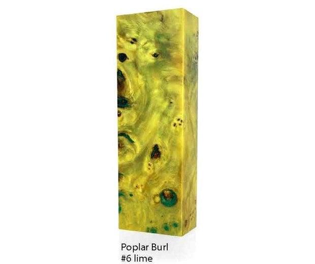 Raffir Wood Poplar Burl X Cut - Stabilized