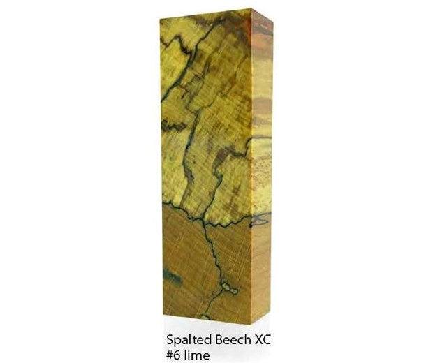 Raffir Wood Spalted Beech X Cut - Stabilized