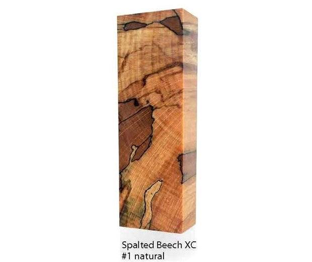 Raffir Wood Spalted Beech X Cut - Stabilized