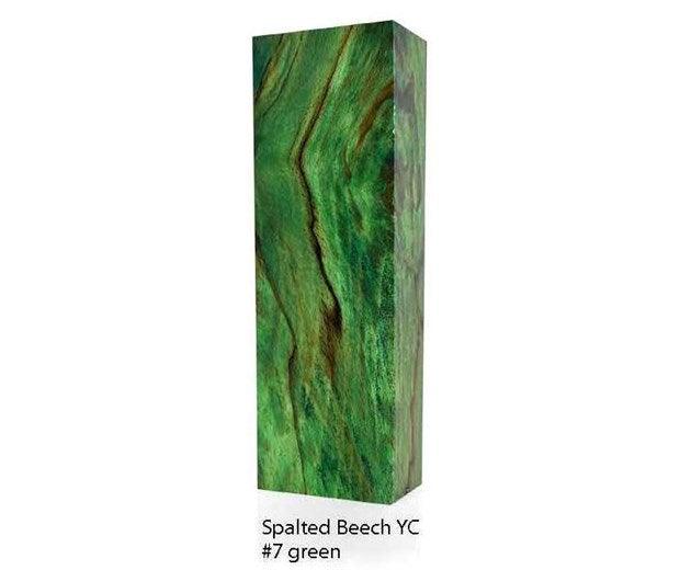 Raffir Wood Spalted Beech Y Cut - Stabilized