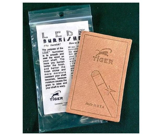 Tiger Leather Tip Burnishers