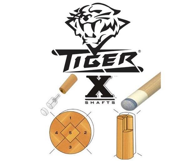 カスタムキュー Tiger X Ultra Shaft Partials for Pool Cues | 12mm, 12.5mm & 13mm