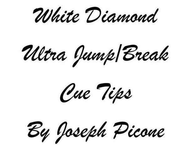 White Diamond Jump/Break Cue Tips